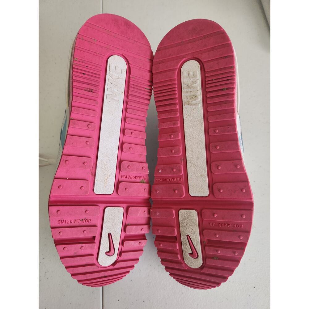 Nike Air max Girls 6Y/ Womens 7-7.5 pink/blue/silver athletic pics for condition - Picture 5 of 11